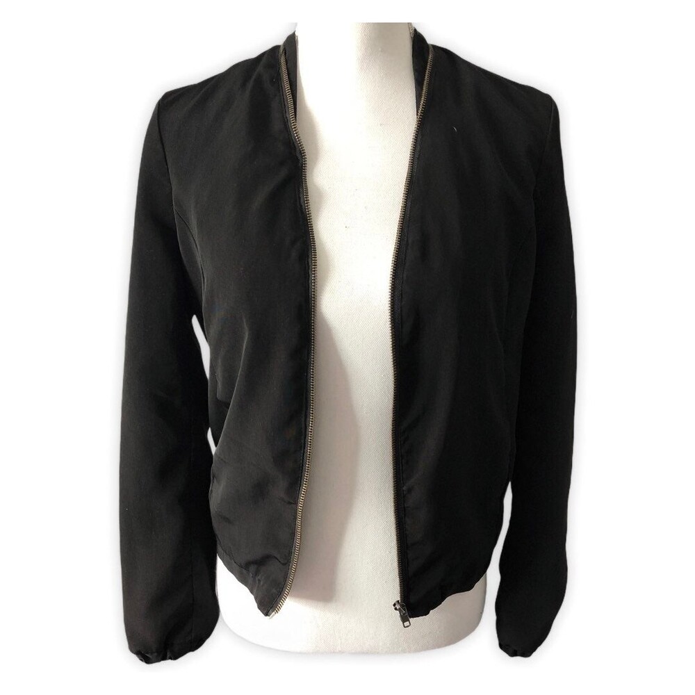 RT Black Lightweight Full Zip Long Sleeve Jacket